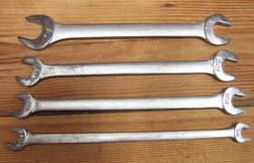 44475 Craftsman 44474 44473 44472 Sae Tappet Thin Open End Wrench Set 3/8 Inch To 7/8 V Series Usa Nice 44475 Craftsman 44474 44473 44472 Sae Tappet Thin Open End Wrench Set 3/8 Inch To 7/8 V Series Usa Nice
