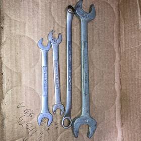 44474-44572 Craftsman Open End Wrench 3/4 Inch And 7/8 2-3/8-7-/16 One 3/8-7/16 Box