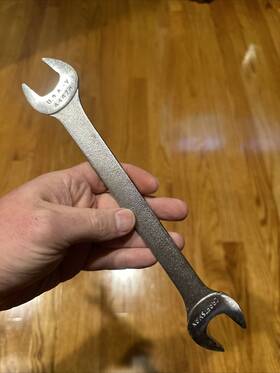 44474 Craftsman B Vintage -v- 3/4 Inch X 7/8 Tappet Wrench - Exc Cond Made In Usa