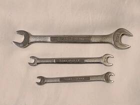 44507 Craftsman 44502 44503 Vintage 3pc Metric Double Open End Wrench Set -v-