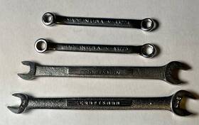 43774 Craftsman 44503 44571 43775 Usa Wrench Lot Mini Metric Closed And Open Sae/