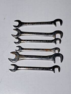 44557 Craftsman 44552 Set Of 6 Metric Ignition Wrenches 6mm-11mm -