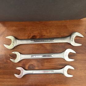 44587 Craftsman 44585 44586 3pc Sae Open End Jumbo Wrench Set - 15/16 Inch To 1-5/16 Made In Usa