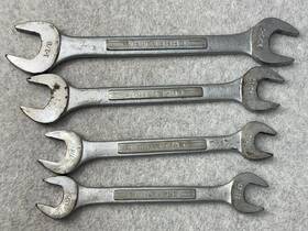 44586-44584 Craftsman Vintage 4pc Sae Double Open End Wrench Set 25/32 - 1 1/8 V Series Read
