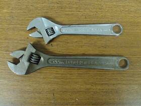 44603-44602 Craftsman Vintage 6 Inch And 8 Adjustable Wrench Made In Usa B483