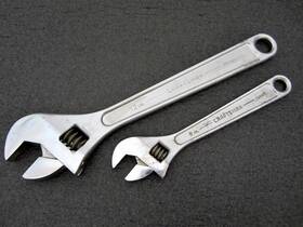 44603-44605 Craftsman Vintage 8 Inch And 12 Adjustable Wrench 44603 44605 Williams Made In Usa