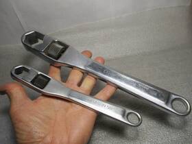 Craftsman 44665-44666 Vintage 8 Inch 12 Pocket Socket Adjustable Wrench Set 44665 44666 Usa