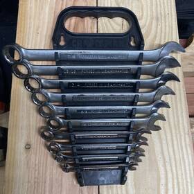 44690-44701 Craftsman Va And Vv 10 Piece Sae Combination Wrench Set 12 Point Holder 44848