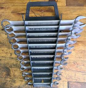 44691-44703 Craftsman 12pc. Combination Wrench Set 5/16 Inch Thru 15/16 Usa
