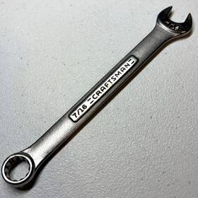Craftsman 44694-vv 7/16 Inch 12 Point Combination Wrench 44694 Usa-va
