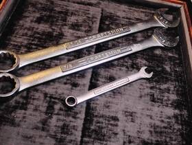 44693 Craftsman 44704/44703/44693 3 Wrenches Sizes 7/8 15/16 3/8 Inch Made In Usa Vintage Tools