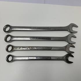 44706-44709 Craftsman 4 Pc. Combination Wrench Set 1-1/16 Inch To 1-5/16 Sae Vintage Usa Va