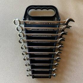 44740 Craftsman 10 Pc Metric Combination Wrench Set 7 - 19mm Va Series Usa Nice