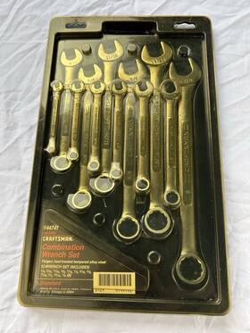 44741 Craftsman Minty 12-piece # Standard Combination Wrench Set 1/4 Inch -7/8