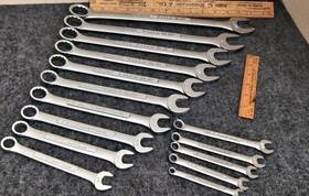 Craftsman 44751 15pc Set Usa Sae Combination 12 Pt Wrench Unused