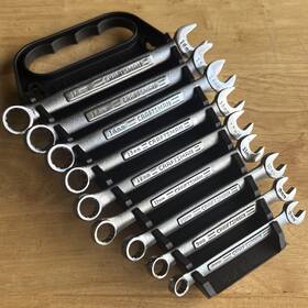 44755 Craftsman Metric Combination Wrench Set 12pt Va Series With Rack 9pc 8 To 16mm Usa