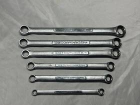 Craftsman 44774 Sears Usa Rare Package 6pc Double Box End Wrench Set Sae 1/2 Inch -7/8