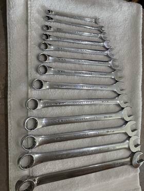 45985 Craftsman 44921 Usa Professional Wrench Set 1/4-1 Inch
