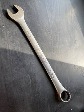 44935 Craftsman Professional 1-1/16 Inch Combination Wrench 12 Point Usa