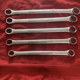 42966 Craftsman 44967/44965/44963/44962/42966 5 Pc 12 Point Double Box End Metric Wrench Set - Forged In Usa