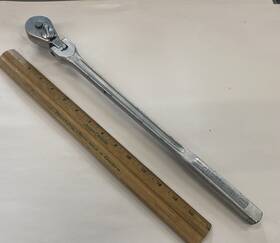 Sh6770 Craftsman 44984 Vintage 1/2 Inch Drive 16.5 Long Flex Head Ratchet - V -44984