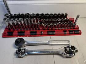 45882 Craftsman Autocraft Drive Sae Mm Ratchet Socket Wrench Set Usa 48 Pcs Vtg