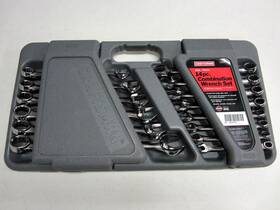 46394 Craftsman Vintage 14pc Metric Combination Wrench Set Made In Usa