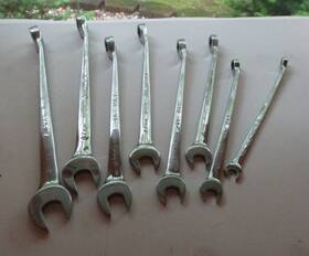 46530-46537 Craftsman Metric 8 Piece Cross Force Wrench Set Made In The Usa