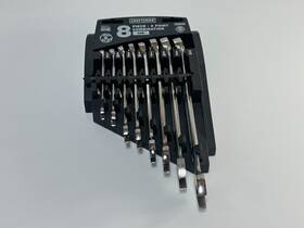 46988 Craftsman Sears Usa 8pc Sae 6 Point Rare Combination Wrench Set With Rack