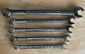 47958 Craftsman 47950/47952/47953/47954/47958 Lot Of 5 Professional Va Speed Wrenches 8/10/11/12/16mm Usa