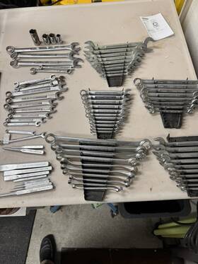 4967 Craftsman Vintage 125 Plus Lot Standard Metric Combination Wrench Sets Usa