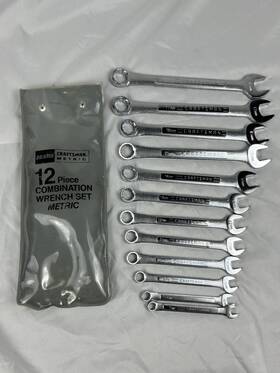 49729 Craftsman Rare Sears Nos Metric 12pc Combination Wrench Set In Pouch