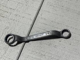 Craftsman 5/8 11/16 Vintage Stubby Box Wrench Underline Logo 5 Usa Early