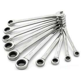 5483 Craftsman 10pc Polished Combination Ratcheting Wrench Set All Metric 6mm-18mm