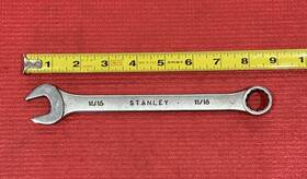86-838 Craftsman Vintage Stanley Sae 11/16 Inch Combination Wrench 12 Point Made In Usa