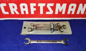 9-4432 Craftsman Vintage Metric 3-piece Flare Nut Wrench Set #4432 Usa 9-14 15 X 17mm