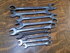 F1-97 Craftsman Armstrong Bernzomatic Powr-kraft Powermaster 9pc. Craftsman/armstrong/other Combination 12 Pt Wrenches 3/8 7/16 1/2 9/16-1 Inch