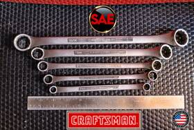 Crafts5end Craftsman Vintage 5pc Double Box End Wrench Set 3/8 Inch To 1 12-pt Usa