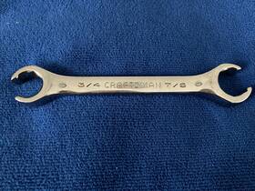 K-42094 Craftsman Professional Double End Flare Nut Line Wrench 7/8 Inch X 3/4 Model 42094