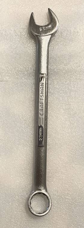 Craftsman -v-42939 Vintage -v- 42939 23mm 12 Point Metric Combination Wrench