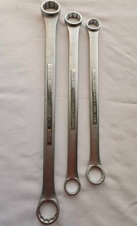 V-43936 Craftsman Large Wrench 3pc. 1-1/2 1-7/16 1-5/16 1-1/8 1-1/4 1-1/16 Usa