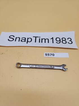V-44699 Craftsman 1/4 Inch Combination Wrench Vintage Vv- 44699 Usa