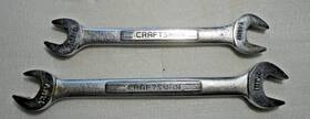 44507 Craftsman V44506/v44507 2 12mm 14mm / 13mm 15mm Open End Wrenches Vintage Vv 44506 V