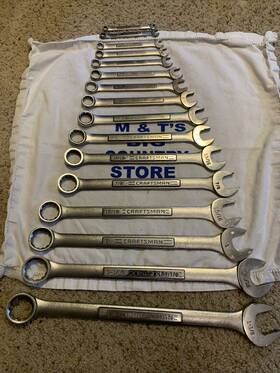Va44707 Craftsman Va44699 1/4 1-1/8 Usa 12pt 16pc Sae Combination Wrench Set Inch To