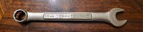 Vv-42939 Craftsman 15mm Metric Combination Wrench 42919 12pt Vintage Usa Made Nos