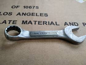 Vv-44120 Craftsman 19mm Stubby Metric Combination Wrench -vv- 44120 Usa Pre-owned