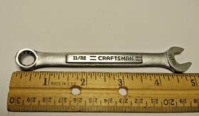Vv-44692 Craftsman 11/32 Inch Sae Combination Wrench Vintage Vv 44692 Grind Marks Made Usa