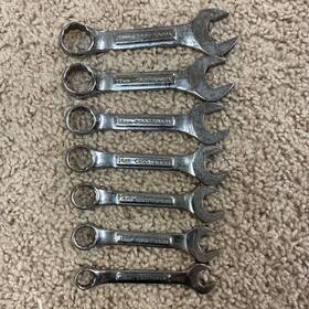Vv44119 Craftsman Metric Stubby Wrench 7 Piece Set- Usa
