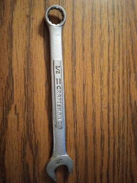 W-44695 Craftsman W44695 Combination Wrench 1/2in Made In Usa