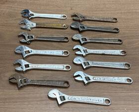 706b Crescent Utica Williams 6 Inch Adjustable Wrench All Wrenches Made In Usa Lot Of 13